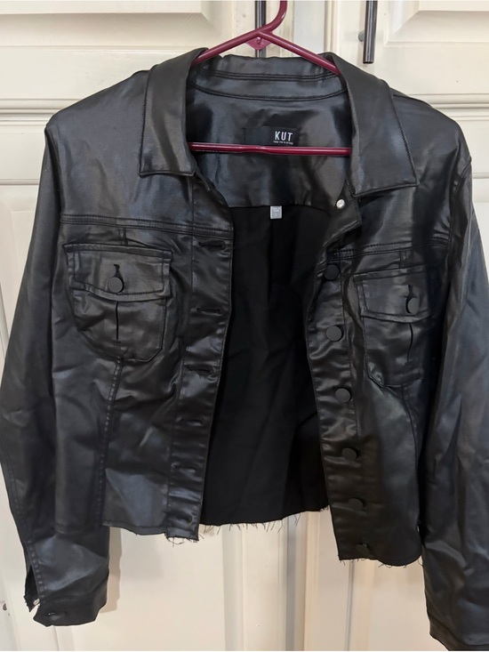 Kut from the Kloth Jackets & Blazers - Kut from the Kloth Black Faux Leather Jacket